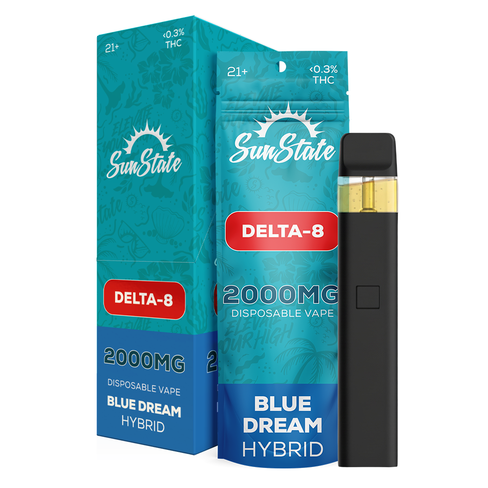 Delta 8 Disposable Vape 2mL 2000mg - 6 Pack