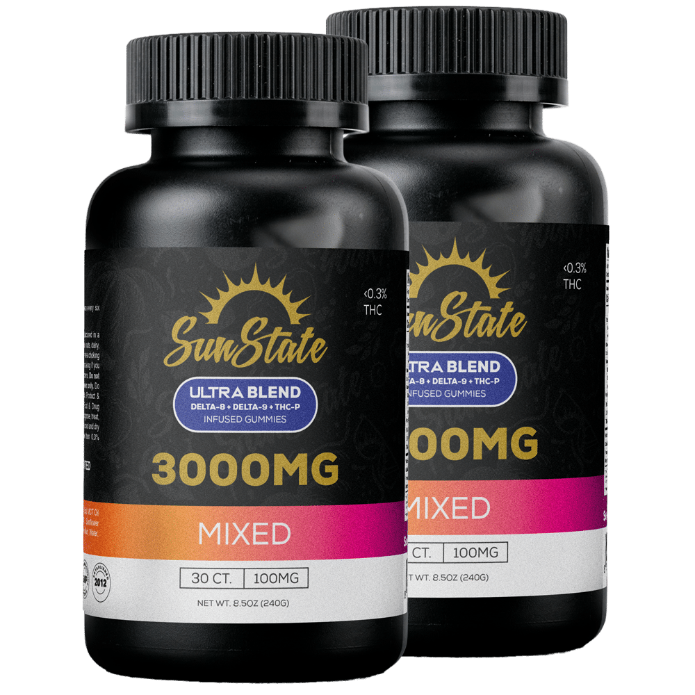 Ultra Blend infused 100mg gummies -  6000mg