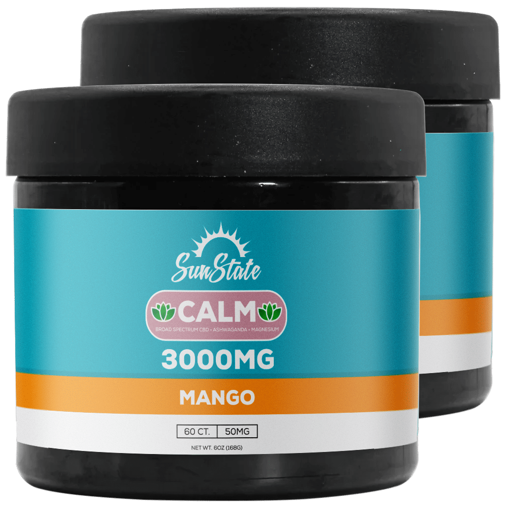 Calm CBD Gummies Mango - 6000mg