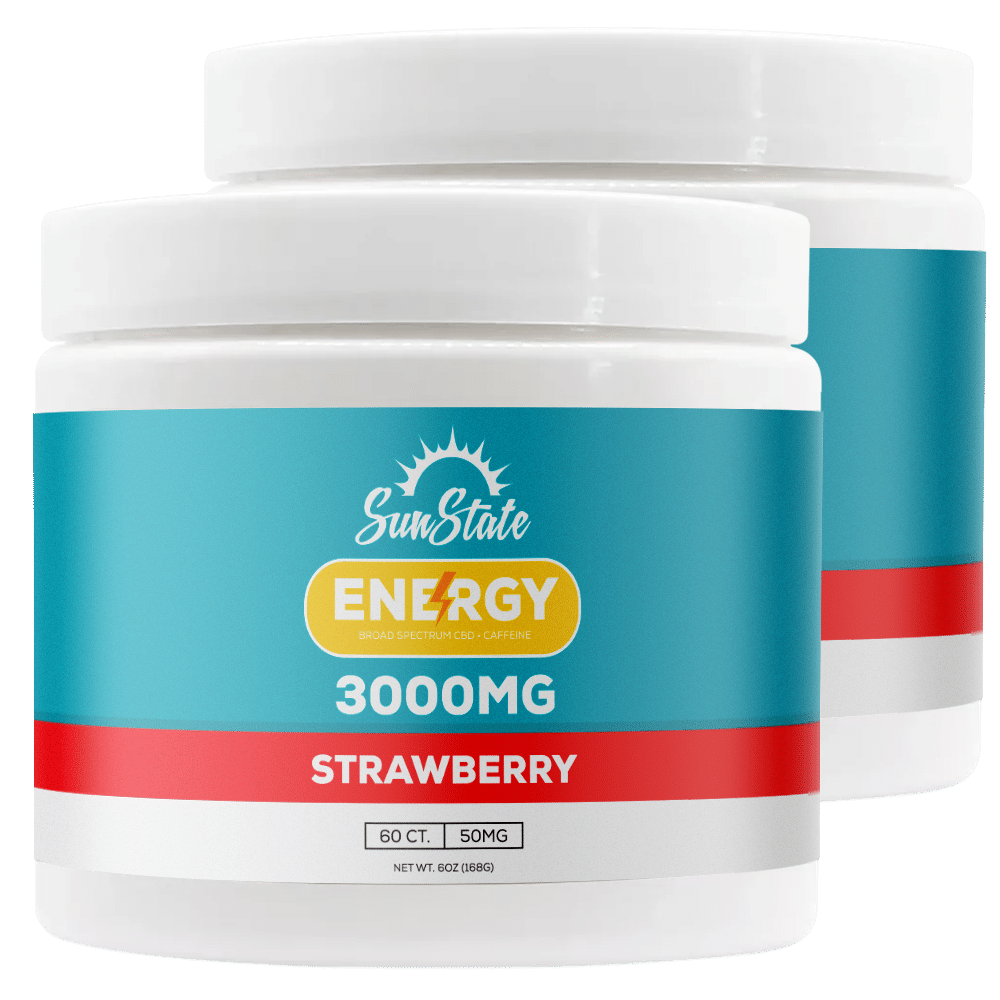 Energy CBD Gummies Strawberry - 6000mg