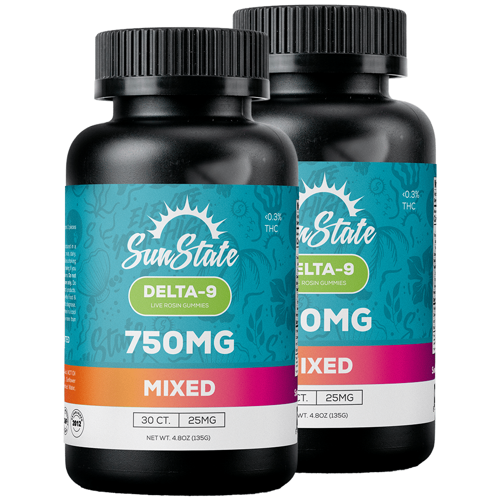 Delta 9 Live Rosin Infused Gummies 1500mg