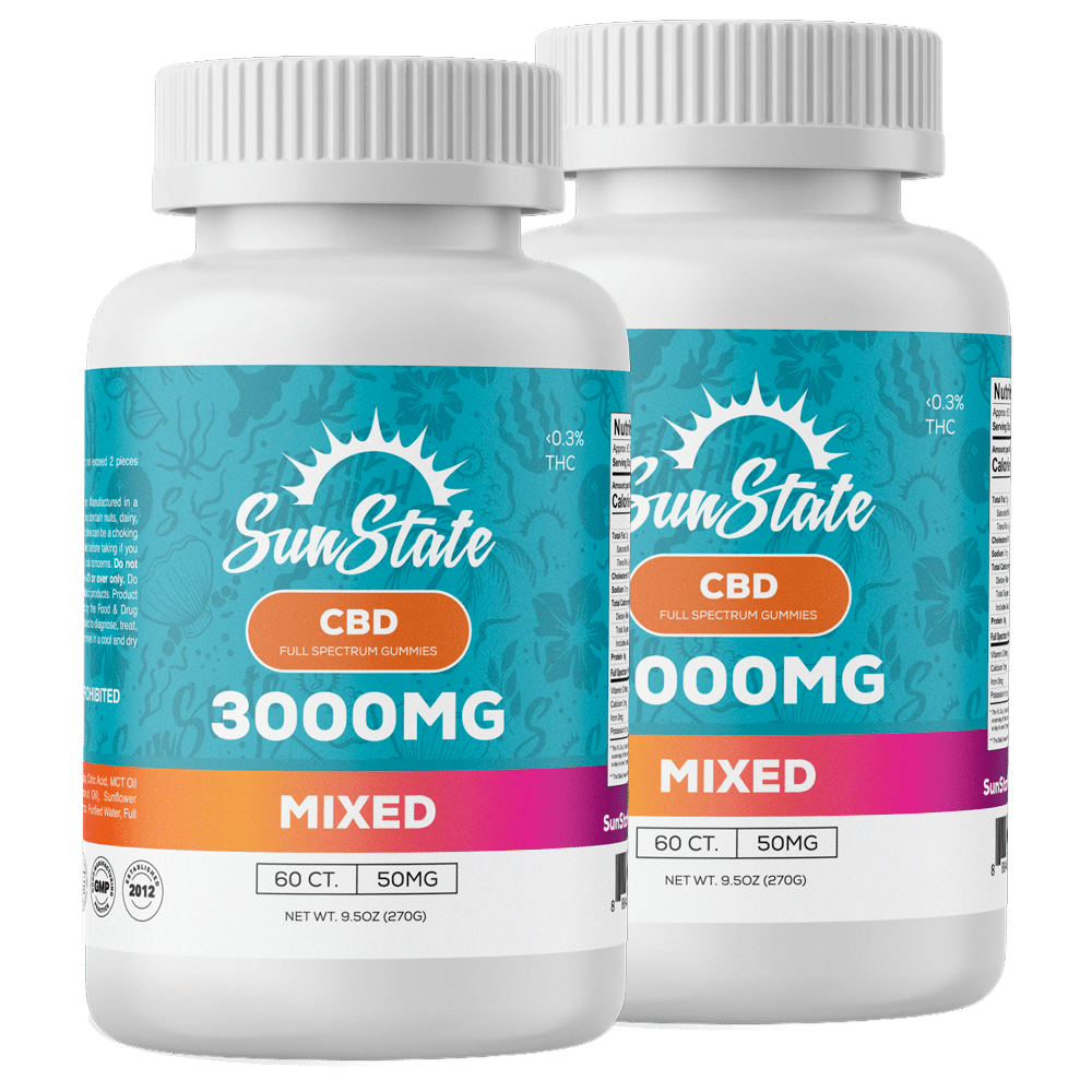 CBD Full Spectrum Infused 50mg Gummy Mixed - 6000mg